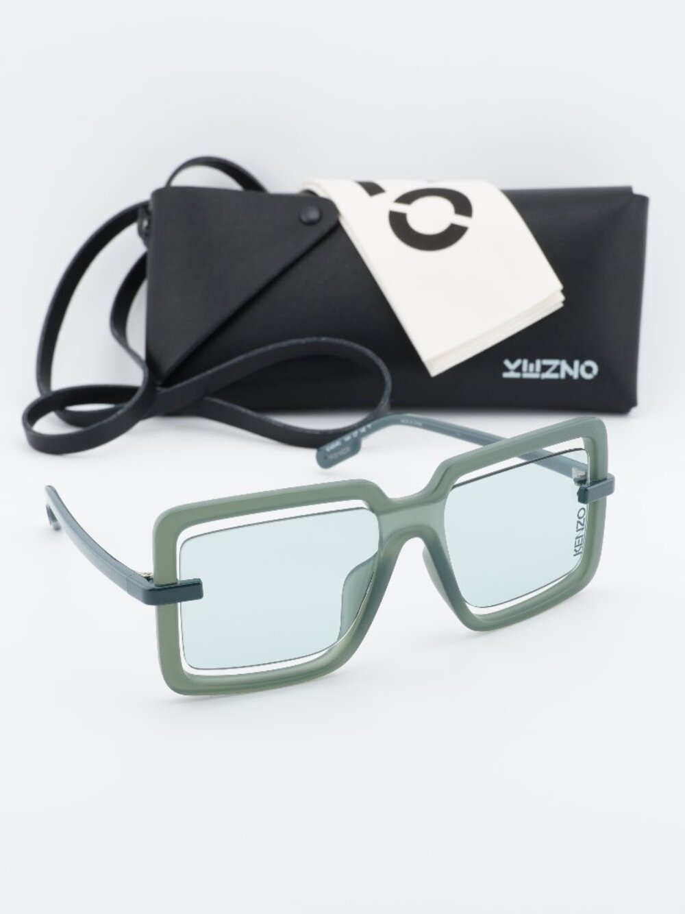 Kenzo KZ40049U 94N Square Sunglasses - Green